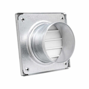 Slika Gravitaciona ventilaciona rešetka 150x150/110 mm bela